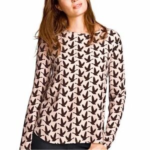 H&M Bird Print Blouse | Size 10
